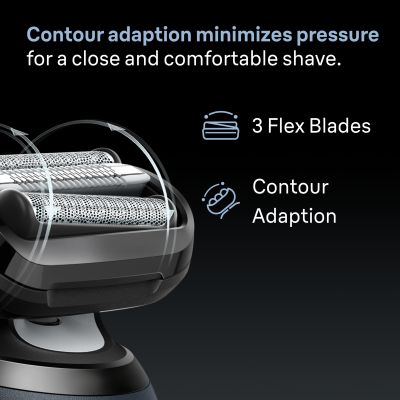 Braun Series 6 Electric Shaver, SmartCare Center, +2 Attachments, 62-S7650CC, Silver