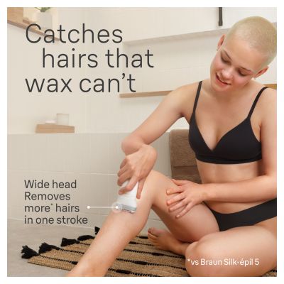 Braun Silk-�pil 7,  Epilator For Easy Hair Removal, Lasting Smooth Skin, 7-241, White/Silver