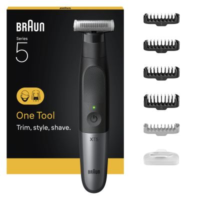 Braun Series X, Beard Trimmer & Body Shaver For Face & Body Hair, XT5100