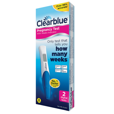 Clearblue Digital Pregnancy Test with Weeks Indicator 2 Test
