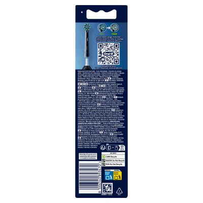Oral-B Pro Cross Action Black Toothbrush Heads, 4 Counts
