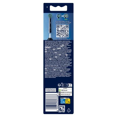 Oral-B Pro Cross Action Black Toothbrush Heads, 8 Counts
