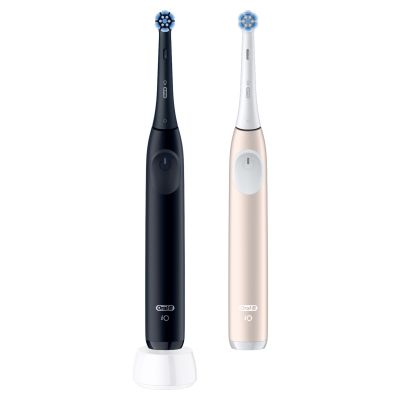 Oral-B iO2 Night Black & Calm Pink Electric Toothbrushes