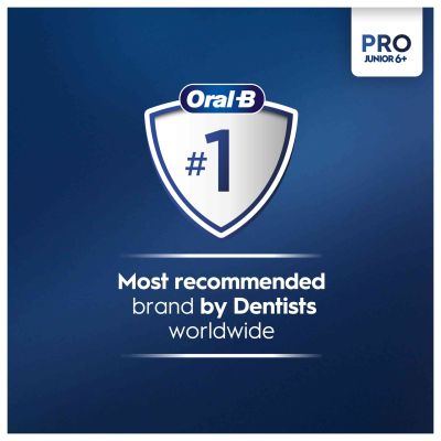 Oral-B Pro Junior Purple Electric Toothbrush,  For Ages 6+
