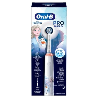 Oral-B Pro Junior Frozen Electric Toothbrush, For Ages 6+