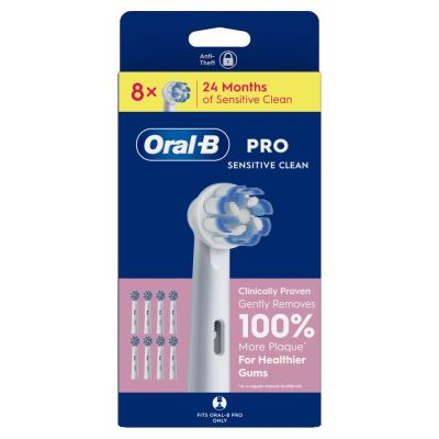 Oral-B Pro Sensitive Clean Toothbrush Heads, 8 Counts