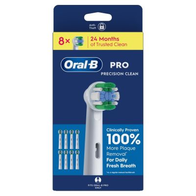 Oral-B Pro Precision Clean Toothbrush Heads, 8 Counts