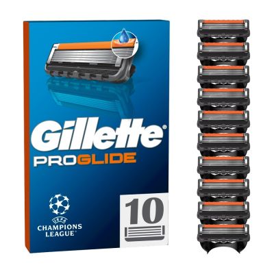 Gillette ProGlide Razor Refills for Men, 10 Blade Refills