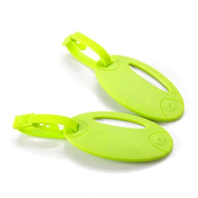 Travel Blue Neon Luggage Name Tag - Pack of 2