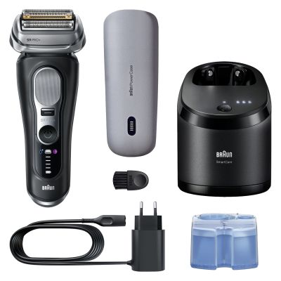 Braun Series 9 PRO+ Electric Shaver, Pro SensoAdapt, SmartCare Center, 9670CC, Black