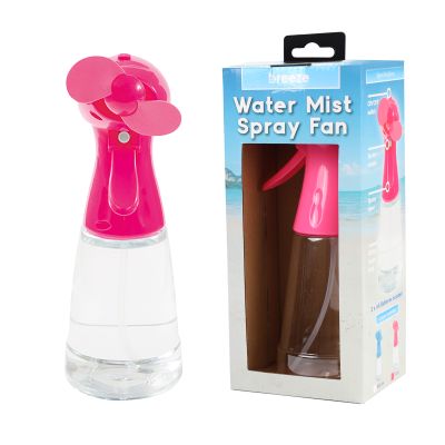 Breeze Mist Fan Pink With Batteries