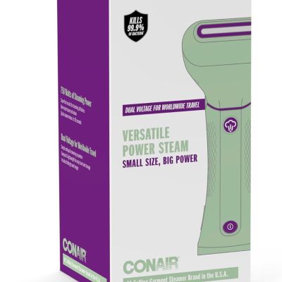 Conair Power Steam Dual Voltage Steamer Green
