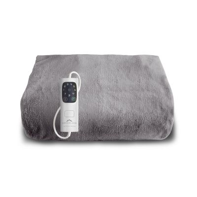 Dreamland Snuggle Up Electric Warming Throw - Grey