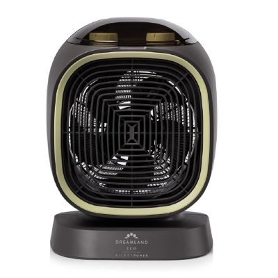 Dreamland Silent Power Eco Fan Heater - Low-Energy Fan Heater & Cooler