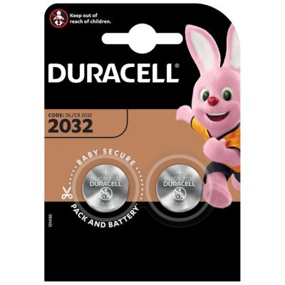 Duracell Lithium Coin Batteries  3v DL2032B2 2 Pack
