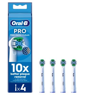 Oral-B Pro Precision Clean Toothbrush Heads, 4 Counts