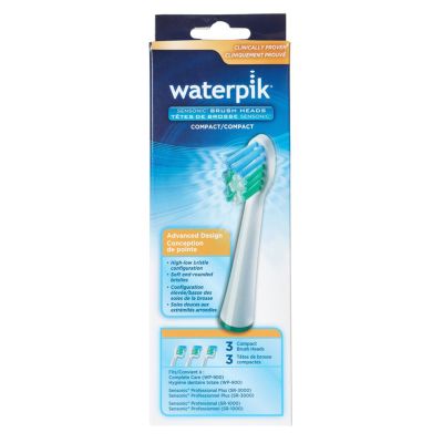 Waterpik Compact Replacement Brush Heads for SR3000 and Complete Care
